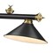 Z-Lite Cordon 3 Light Billiard, Matte Black & Rubbed Brass 2306-3MB-RB-MB15 - alternate 6